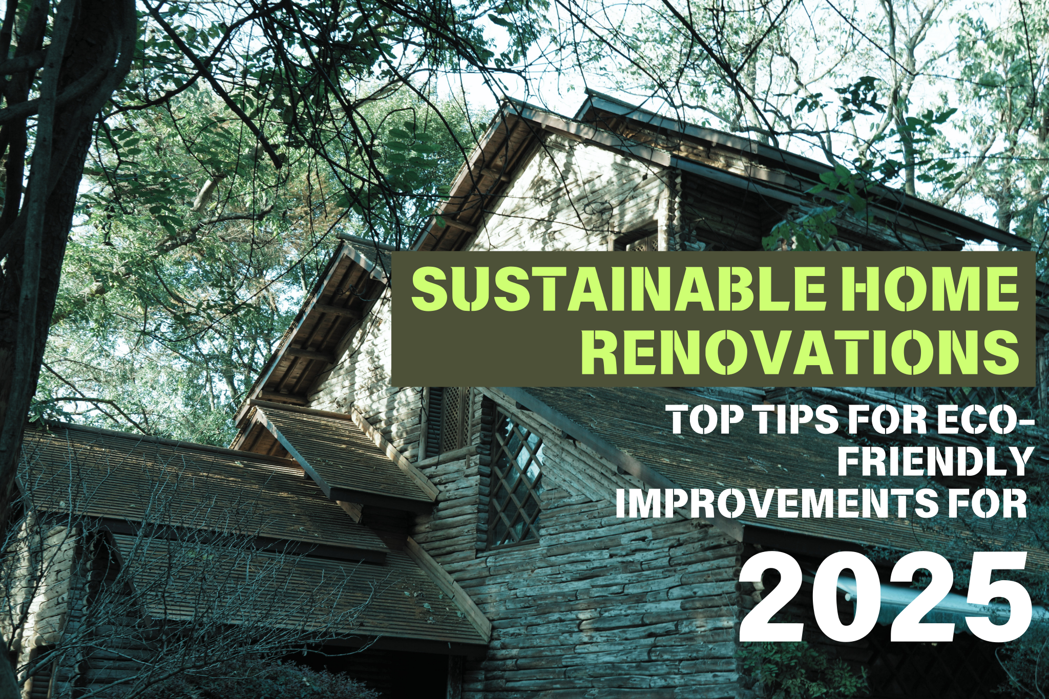 Sustainable Home Renovations: Top Tips for Eco-Friendly Improvements for 2025.